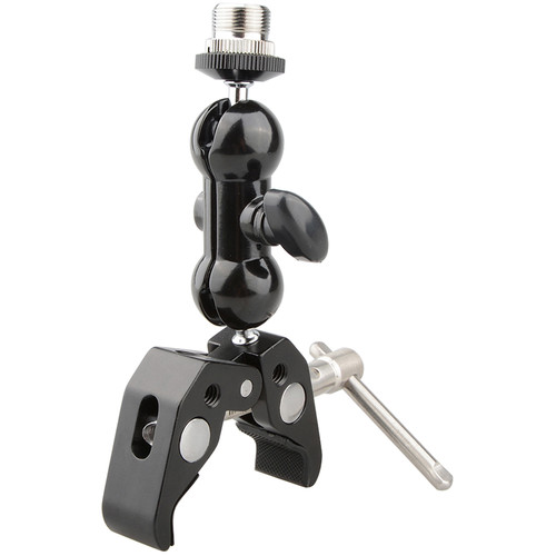 CAMVATE Crab Clamp with 360 Ball Head for Microphone