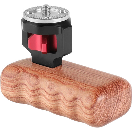 CAMVATE Wooden Handgrip with ARRI-Style Rosette Mount (Right Grip)