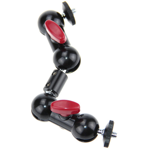 CAMVATE 360 Extension Arm with Ball Head Mounts (Red Knobs 7.5