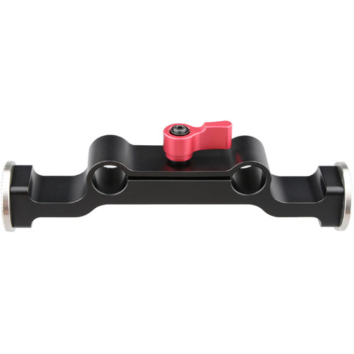 CAMVATE 15mm Rod Clamp with ARRI-Style Rosettes (Red Lever)