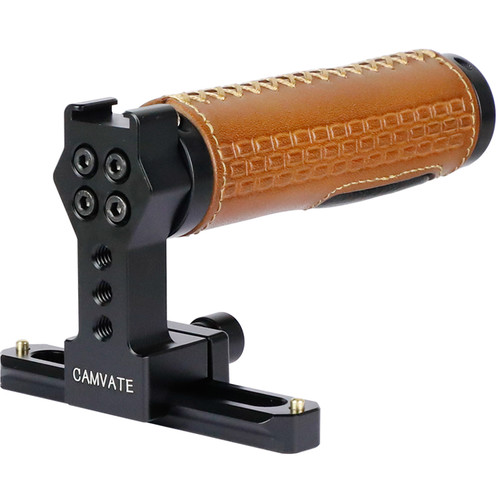 CAMVATE Nato Top Handle with 100mm Safety Rail for DSLR Camera Cage Camcorder Rig