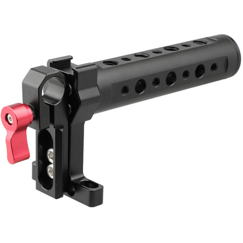 CAMVATE Top Cheese Handle with Rod Clamp for GH5 5DMarkIII Camera (Red Wingnut)