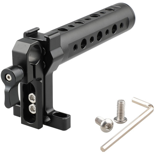CAMVATE Top Cheese Handle with Rod Clamp for GH5 5DMarkIII Camera (Black Wingnut)