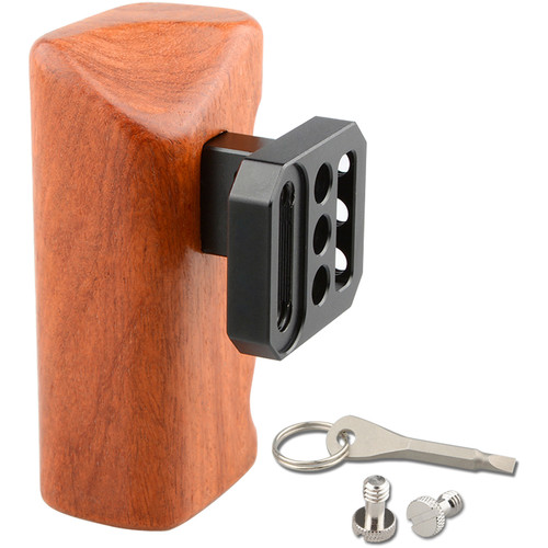 CAMVATE Wooden Handgrip for Panasonic GH Series (Left Hand)