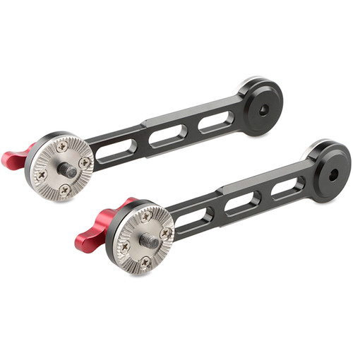 CAMVATE NATO Rail Rosette Extension Arm (Red Thumbscrew 2-Pack)