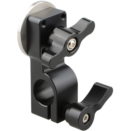 CAMVATE 15mm Rod Clamp with ARRI Rosette Mount (Black Thumbscrew)