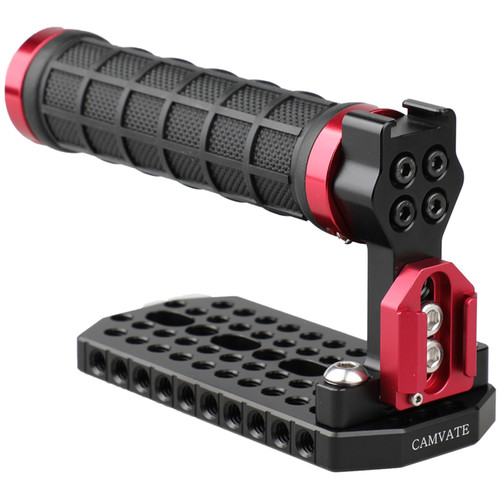 CAMVATE Handle Grip Top Plate for BMD (Red Rings)