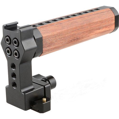 CAMVATE Quick Release Wood Top Handle with NATO Rail and Cold Shoe