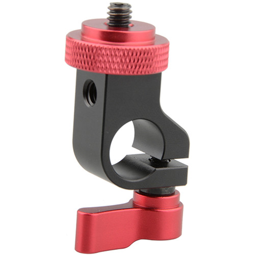CAMVATE Single 15mm Rod Clamp with Knurled 1/4