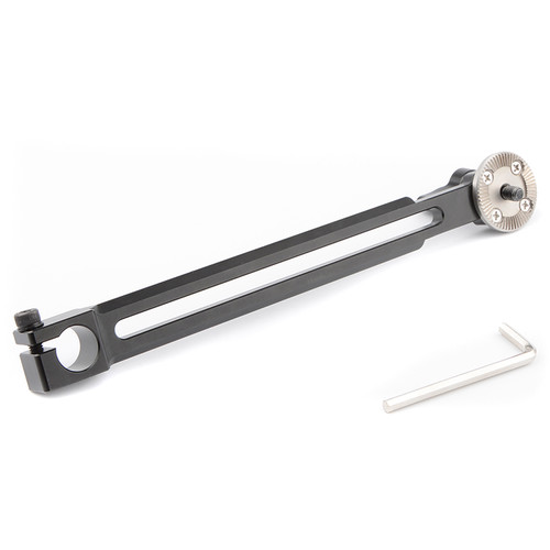 CAMVATE NATO Rail with M6 ARRI Rosette & 15mm Rod Port