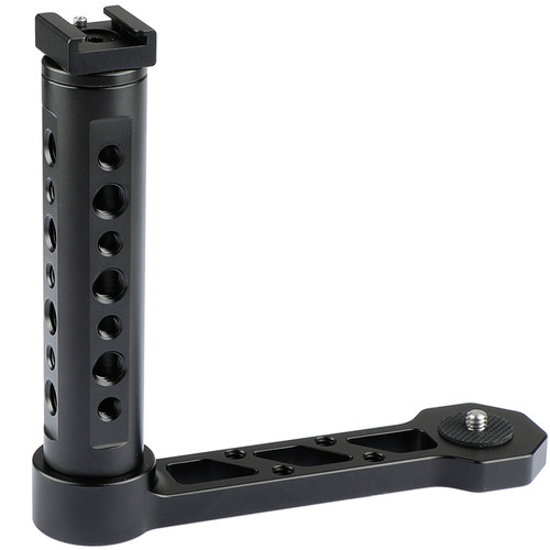 CAMVATE L-Shaped Handle with Cold Shoe for DJI Ronin-S & Zhiyun Crane Gimbals (Cheese Grip)