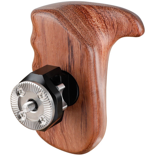 CAMVATE Wooden Handgrip with ARRI-Style Rosette Mount (Right)