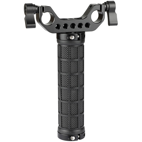 CAMVATE Rubber Handgrip with Rod Bracket for Shoulder Rig (15mm LWS)