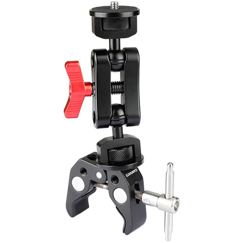 CAMVATE Super Clamp & Arm with Dual 1/4