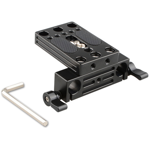 CAMVATE Baseplate with Dual Rod Bracket for Shoulder Rig (15mm LWS)