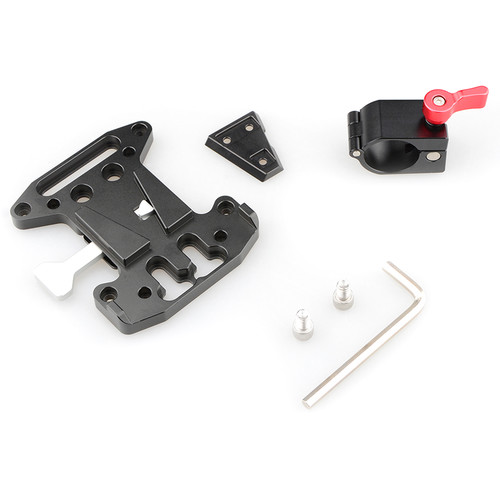 CAMVATE Quick Release V-Mount Plate with DJI 25mm Tube Clamp