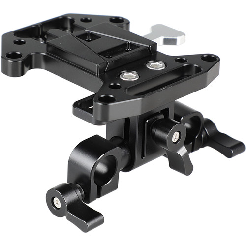 CAMVATE Quick Release V Lock Plate With Adjustable 15mm Rod