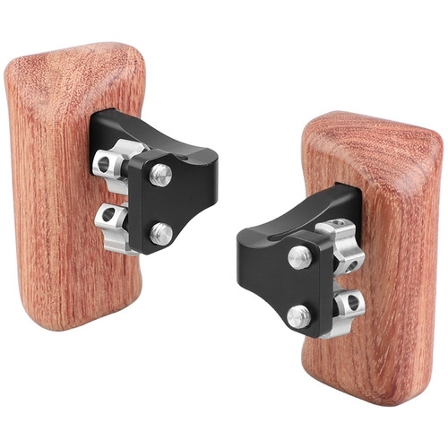 CAMVATE Reversible Wooden Left & Right Handgrips with 1/4