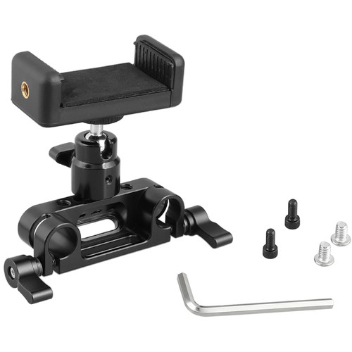 CAMVATE Cellphone Clip with 15mm Rod Clamp Adapter and 1/4