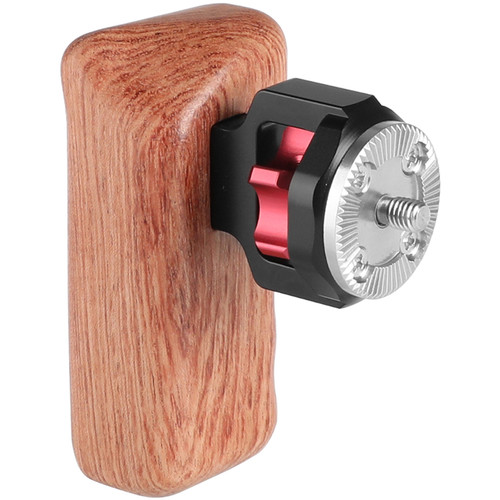 CAMVATE Wooden Handgrip with ARRI-Style Rosette Mount (Left Grip)