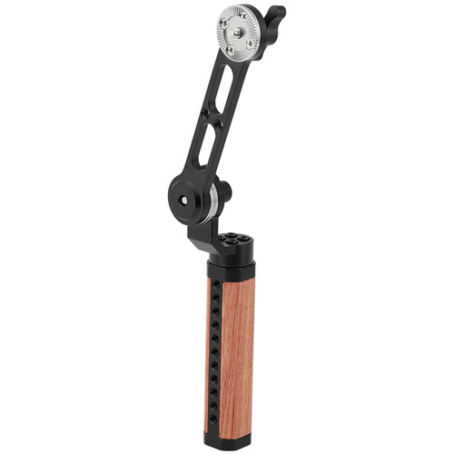 CAMVATE Wooden Handgrip & Extension Arm with ARRI-Style Rosettes