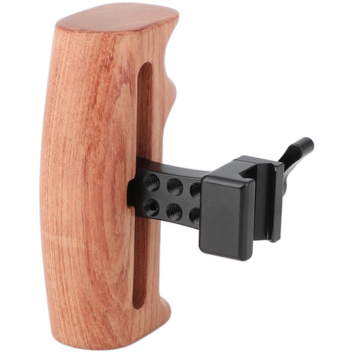 CAMVATE Wood Handle Grip with Nato Clamp Connection