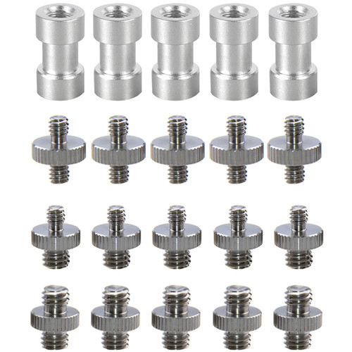 CAMVATE Stainless Steel Screw Adapter Set for Camera Cage and Accessories (20 Pieces)