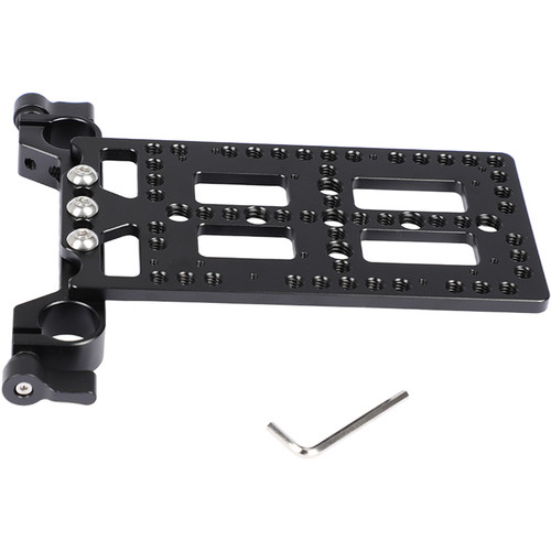 CAMVATE Cheese Plate Backboard with 19mm Rod Bracket for Battery Plate