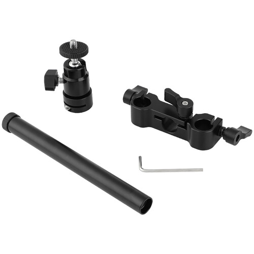 CAMVATE 15mm Rod Column with Ball Head Mount and 15mm Rod Clamp
