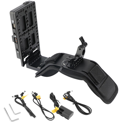 CAMVATE Shoulder Mount with V-Mount Power Distribution Adapter