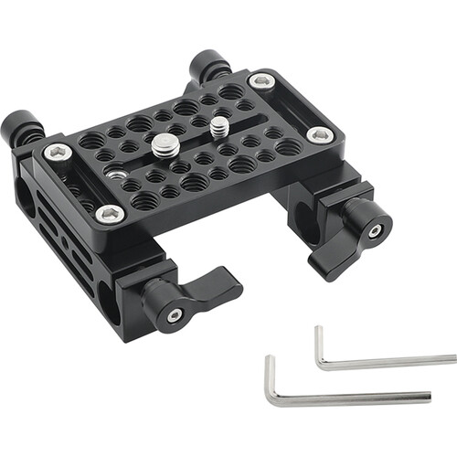 CAMVATE Cheese-Type Baseplate with 15mm LWS Rod Support