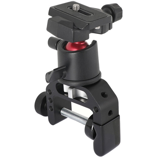 CAMVATE 360 Ball Head with Quick Release Plate & Mounting Clamp