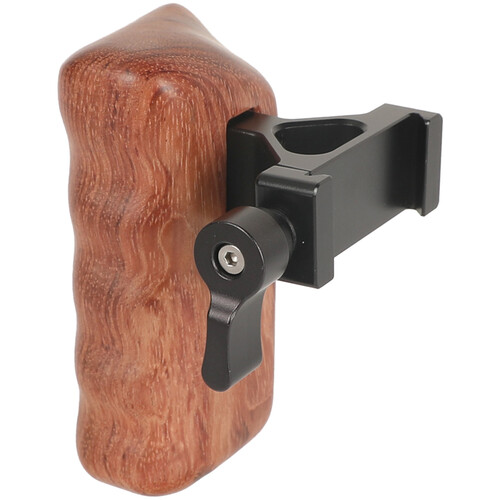 CAMVATE Wood Handgrip with Arca-Style Quick Release Clamp (Right-Handed)