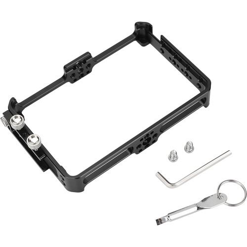 CAMVATE Formfitting Cage with HDMI Cable Clamp for FeelWorld F5 Pro/F5 Pro V2 5.5