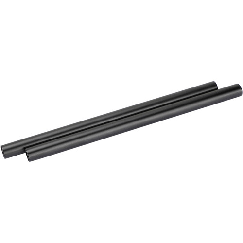 CAMVATE 15mm Aluminum Rod with Anodized 12mm Threaded Ends (Pair 9.84