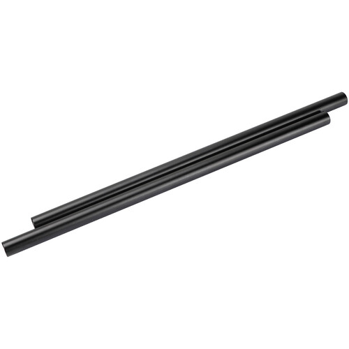 CAMVATE 15mm Aluminum Rod with Anodized 12mm Threaded Ends (Pair 13.78