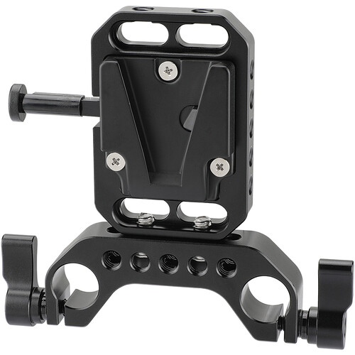 CAMVATE V-Lock Female Quick Release Adapter with 15mm Rod Block for Camera Cage