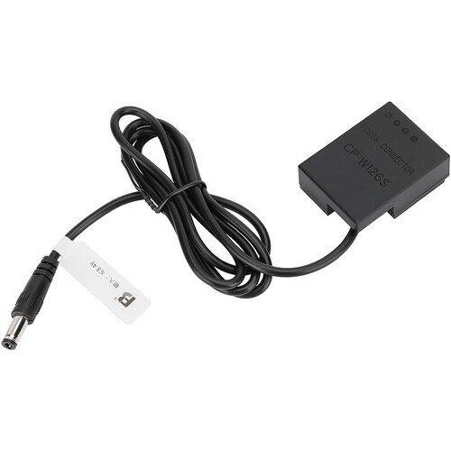 CAMVATE NP-W126S Dummy Battery to 2.5mm DC Cable (40