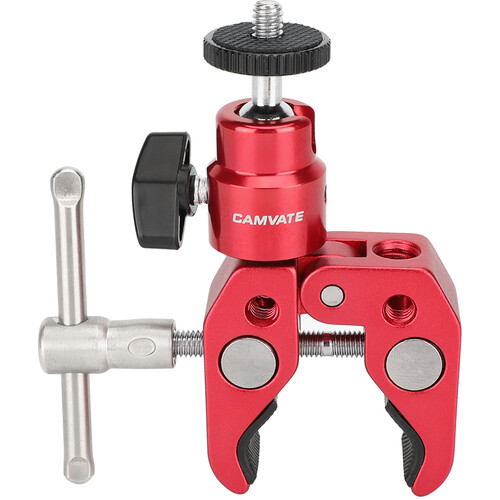 CAMVATE Crab Clamp with 360 Mini Ball Head