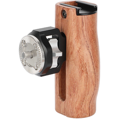 CAMVATE Wooden Handgrip with ARRI-Style Rosette with M6 Stud