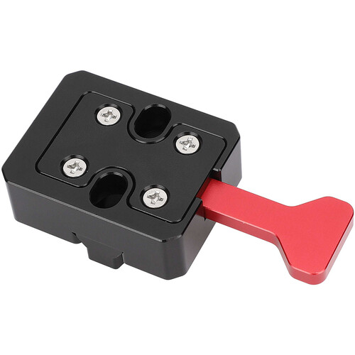 CAMVATE V-Lock Base Station and Wedge Kit (Red Release Lever Black Wedge Plate)