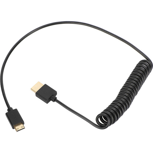 CAMVATE 4K High-Speed Mini-HDMI to HDMI Coiled Cable (1.6 to 4.6')