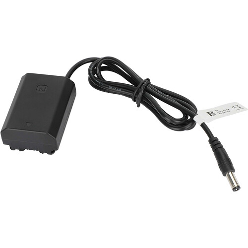 CAMVATE 2.5mm DC Barrel to Sony NP-FZ100 Dummy Battery Cable (39.4