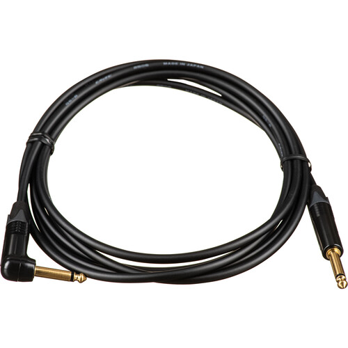 Canare 10' GS6RATSTS10 GS-6 Guitar/Instrument Cable (Unbalanced Black)