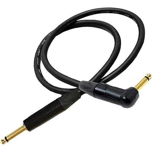 Canare 25' GS6RATSTS25 GS-6 Guitar/Instrument Cable (Unbalanced Black)