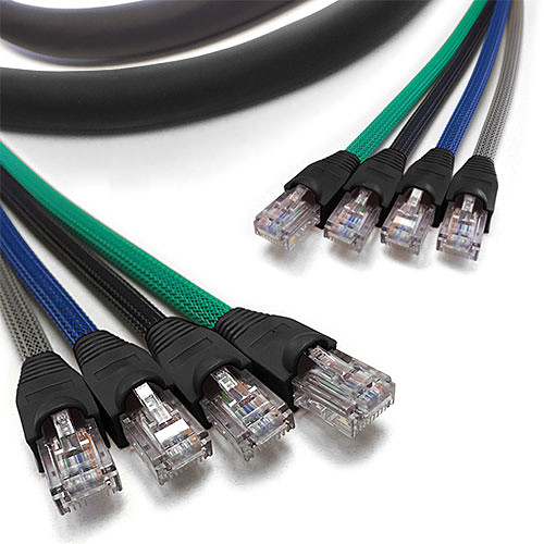 FLEXYGY FLEX4 4-Channel Rugged Cat5e UTP Snake Cable (125')