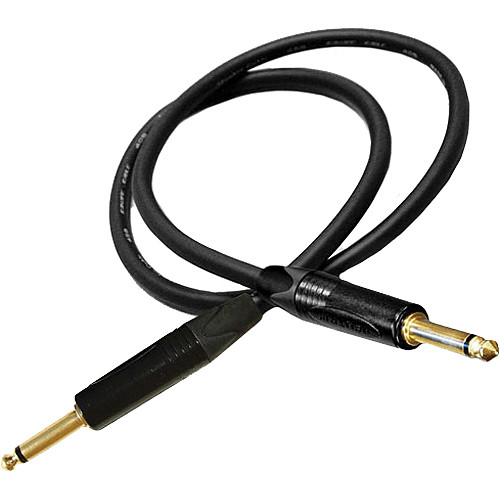 Canare GS-6 Guitar Cable with Neutrik Black & Gold 1/4
