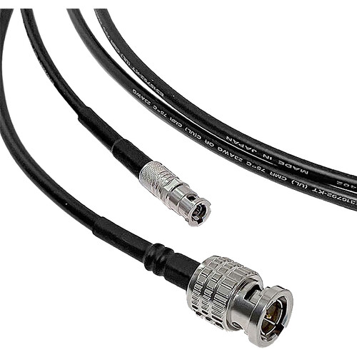 Canare L-2.5CHD Ultra-Slim 12G-SDI Micro-BNC to BNC Cable (18