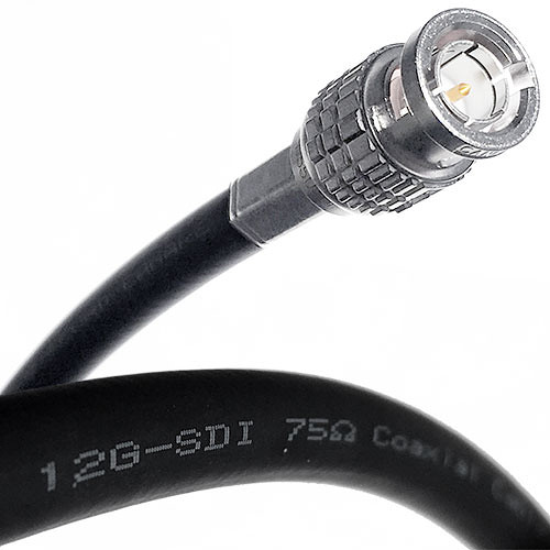 Canare 12G-SDI UHD 4K Single-Channel BNC Cable (75')