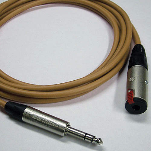 Canare Starquad TRSM-TRSF Extension Cable (Brown 100')